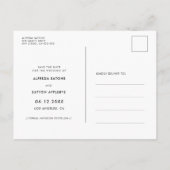 Mijn mensen worden getrouwd Dog foto Aankondigingskaart (Achterkant)