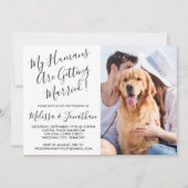 Mijn mensen worden getrouwd met moderne foto's kaart (Voorkant)