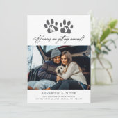 Mijn mensen worden getrouwd | VERLOVING Aankondiging (Staand voorkant)