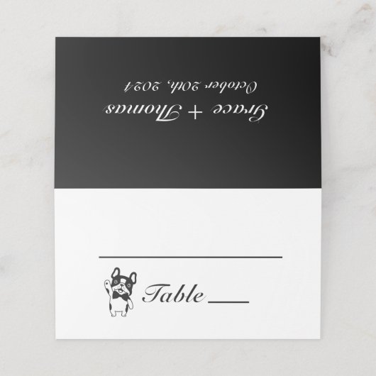 Mijn Mensen Zeggen Dat We Hond Doen Plaatskaartje (Buitenkant ongevouwen)