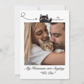 Mijn mensen zijn Gezegde We Do Cat Photo Kaart (Voorkant)