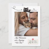 Mijn mensen zijn Gezegde We Do Cat Photo Kaart (Voorkant)