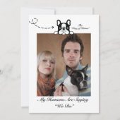 Mijn mensen zijn Gezegde We Do Dog Foto Kaart (Voorkant)