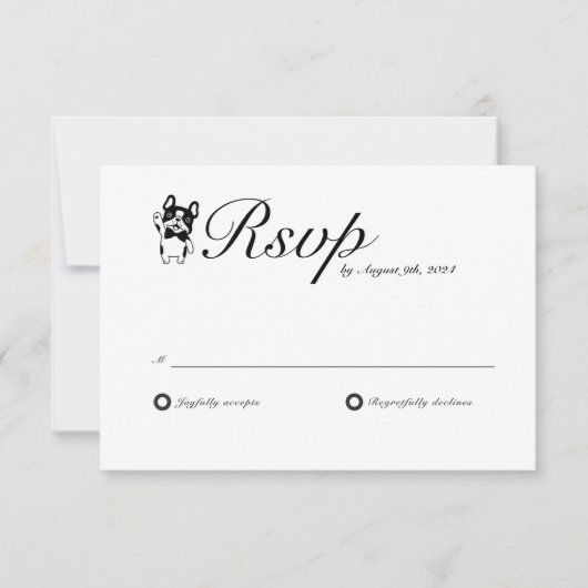 Mijn mensen zijn Gezegde We Do Dog RSVP (Voorkant)