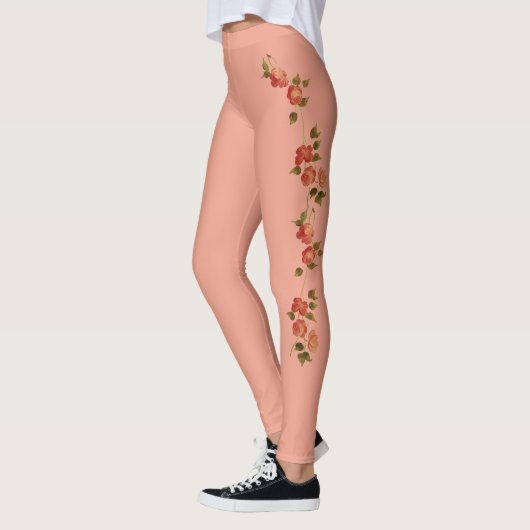 Mijn merk Apparel Tattoo Leggings  Roos (Links)