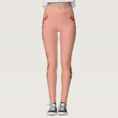 Mijn merk Apparel Tattoo Leggings  Roos (Voorkant)