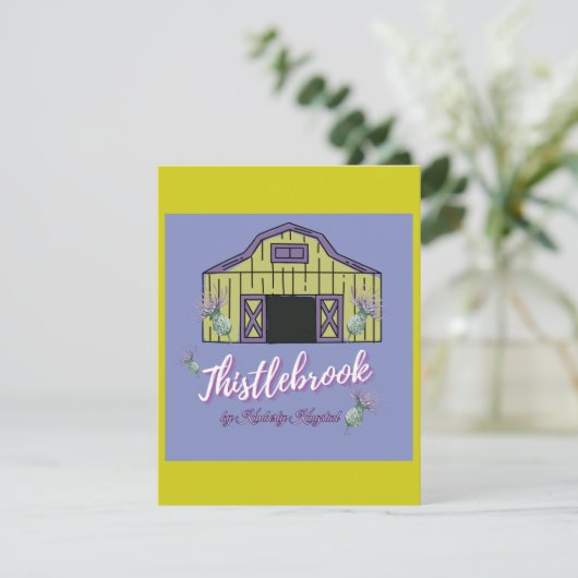 Mijn merk kaart (Staand voorkant)