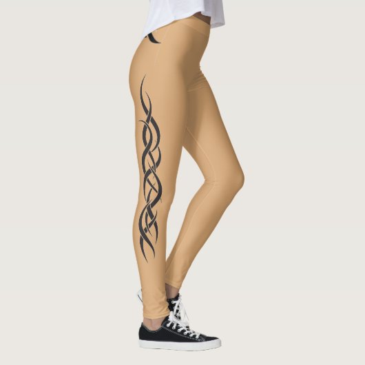 Mijn merk Tattoo Leggings Tribal Stempel (Rechts)