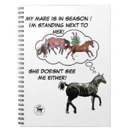 Mijn merrie is in het seizoen! notitieboek