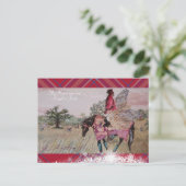 MIJN MERRIE WAS EEN ENGEL OM OP BRIEFKAART TE RIJD (Staand voorkant)