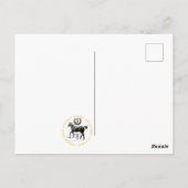 MIJN MERRIE WAS EEN ENGEL OM OP BRIEFKAART TE RIJD (Achterkant)