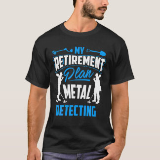 Mijn metaal van het Pensioenplan ontdekt T - Detec T-shirt