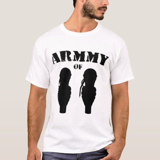 Mijn microfoon is als een handgranaat t-shirt (Voorkant)