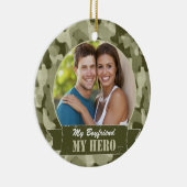 Mijn _____ Mijn helo Keramisch Ornament (Rechts)