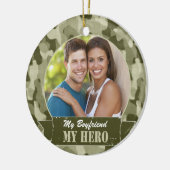 Mijn _____ Mijn helo Keramisch Ornament (Links)