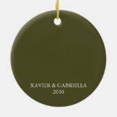 Mijn _____ Mijn helo Keramisch Ornament (Achterkant)