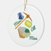 Mijn, mijn keramisch ornament (Links)