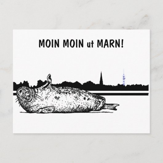 MIJN MIJN MIJN, MARN. BRIEFKAART (Voorkant)