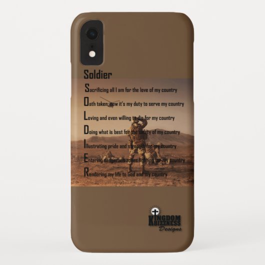 Mijn militaire Collectie Case-Mate iPhone Case (Achterkant)