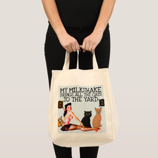 MIJN MILKSHAKE BRENGT ALLE VANGSTEN AAN DE GARDE T TOTE BAG (Voorkant (product))