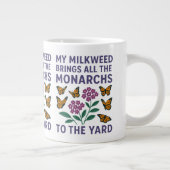 Mijn Milkweed brengt alle monarchen naar de Yard Grote Koffiekop (Rechts)