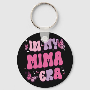 Mijn Mima Era Grappige Vlinder Groovy Retro Moeder Sleutelhanger