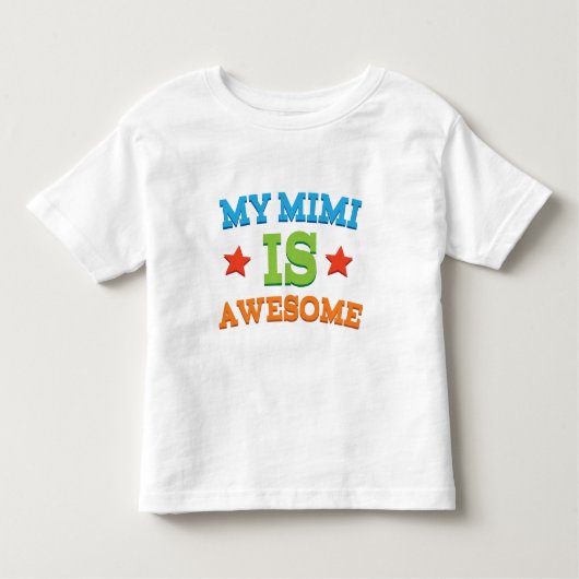Mijn Mimi is Geweldige Kinder Shirts (Voorkant)