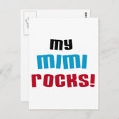 Mijn Mimi Rocks T-shirts en geschenken Briefkaart (Voorkant / Achterkant)