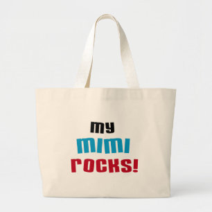 Mijn Mimi Rocks T-shirts en geschenken Grote Tote Bag