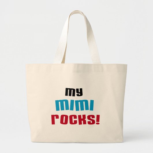 Mijn Mimi Rocks T-shirts en geschenken Grote Tote Bag (Voorkant)