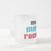 Mijn Mimi Rocks T-shirts en geschenken Matglas Koffiemok (Voorkant links)