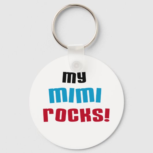 Mijn Mimi Rocks T-shirts en geschenken Sleutelhanger (Voorkant)
