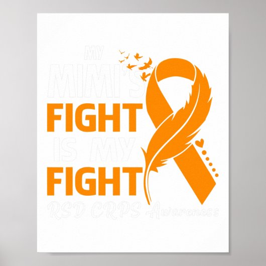 Mijn Mimi's Fight is mijn Fight RSD CRPS Awareness Poster (Voorkant)