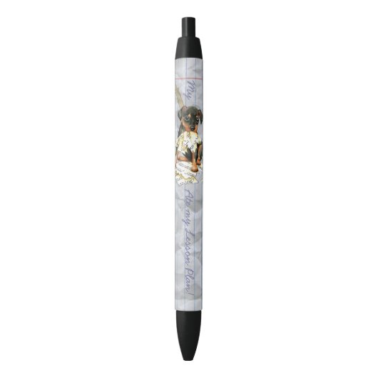 Mijn Min Pin Ate mijn Lesson Plan Zwarte Inkt Pen (Voorkant Verticaal)