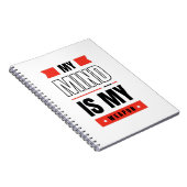 MIJN MIND IS MIJN WAPEN NOTITIEBOEK (Rechterzijde)