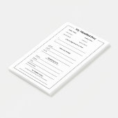 Mijn Mindful Day: Mindfulness Daily Tracker Post-it® Notes (Schuin)