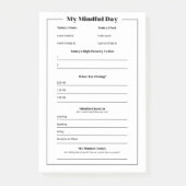 Mijn Mindful Day: Mindfulness Daily Tracker Post-it® Notes (Voorkant)