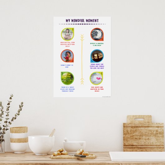 Mijn Mindful Moment Meditation Poster (Keuken)