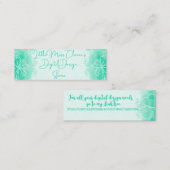 mijn mini visitekaartje (Voorkant / Achterkant)