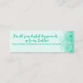 mijn mini visitekaartje (Achterkant)