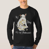 Mijn miniatuur Bull Terrier Ate Mijn thuiswerk T-shirt (Voorkant)
