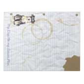 Mijn Miniatuur Schnauzer Ate Mijn Lesson Plan Notitieblok (Voorkant)