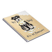 Mijn MiniatuurSchnauzer at Mijn Thuiswerk Notitieboek (Rechterzijde)