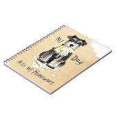 Mijn MiniatuurSchnauzer at Mijn Thuiswerk Notitieboek (Linkerzijde)