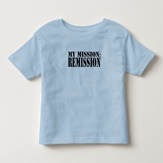 MIJN MISSIE: REMISSIE Todder Ringer T-Shirt (Voorkant)