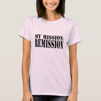 MIJN MISSIE: REMISSION Dames lange hoes (bevestigd T-shirt
