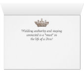 "Mijn mobiele telefoon is mijn Royal Scepter!" (Binenzijde Horizontaal (Onderkant))