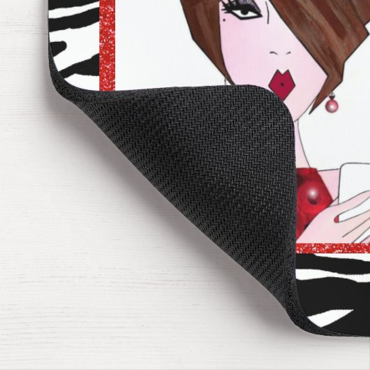 "Mijn mobiele telefoon is mijn Royal Scepter!" Muismat (Hoek)