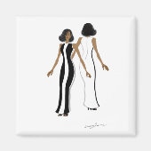 Mijn Mode Art-Square Magnet (Voorkant)