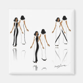 Mijn Mode Art - Square Magnet